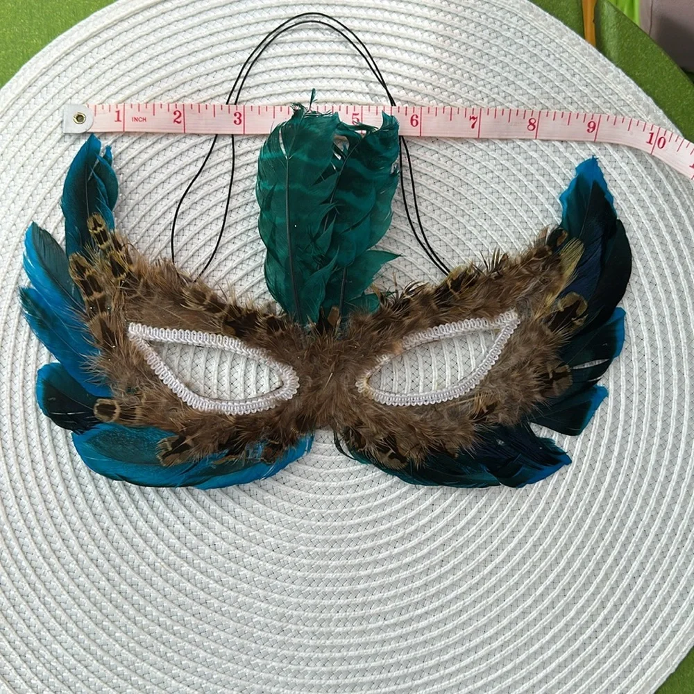 Feathered Masquerade Mask